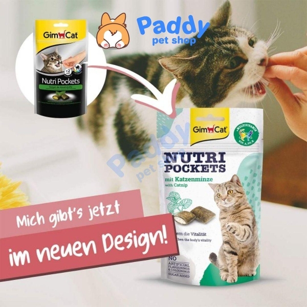 Bánh Thưởng Cho Mèo GimCat Nutri Pockets Dinh Dưỡng