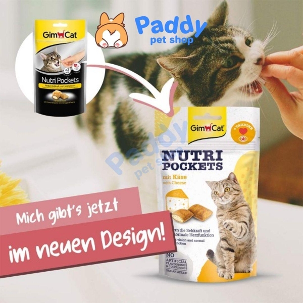 Bánh Thưởng Cho Mèo GimCat Nutri Pockets Dinh Dưỡng