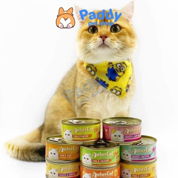 Pate AATAS Cho Mèo Mọi Lứa Tuổi (Lon nhỏ 80g)