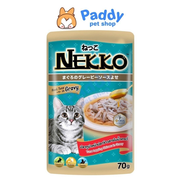 Pate Mèo Dạng Sốt Nekko Gravy 70g