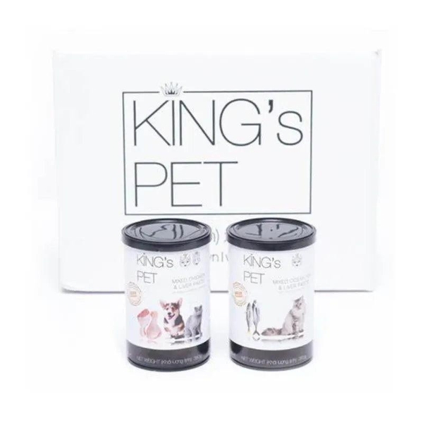 Pate Cho Chó Mèo Mọi Lứa Tuổi Thịt Tươi Kings Pet (Lon 380g)