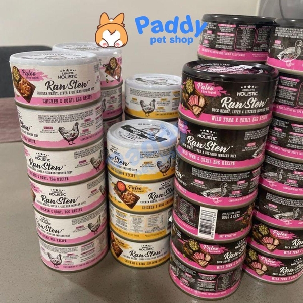 Pate Absolute Holistic RawStew Cho Chó Mèo (Lon 80g)