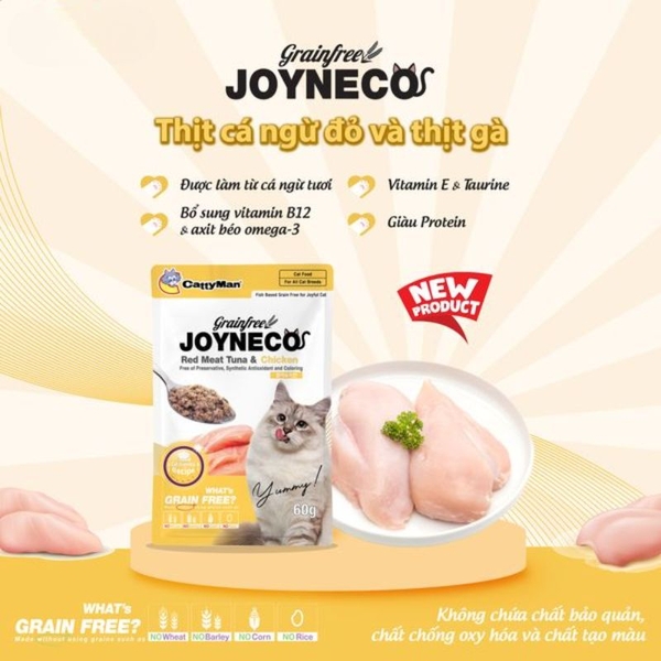 Pate Mèo Joyneco CattyMan Cá Tươi 60g