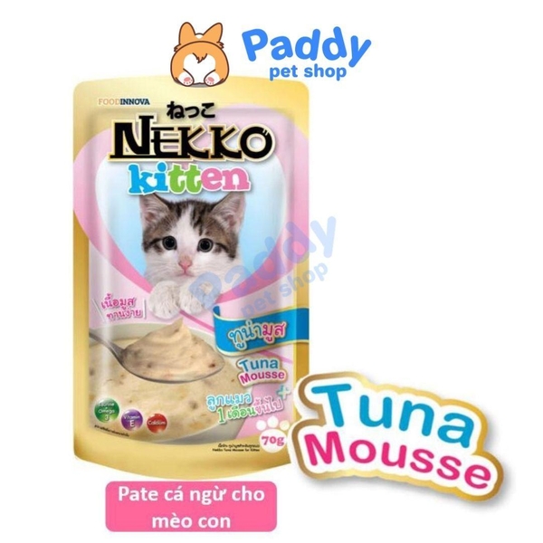 Pate Mèo Con Nekko Kitten Mousse 70g