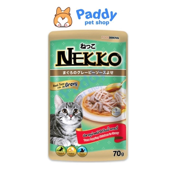 Pate Mèo Dạng Sốt Nekko Gravy 70g