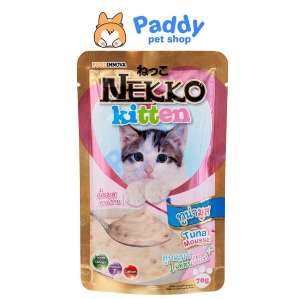 Pate Mèo Con Nekko Kitten Mousse 70g