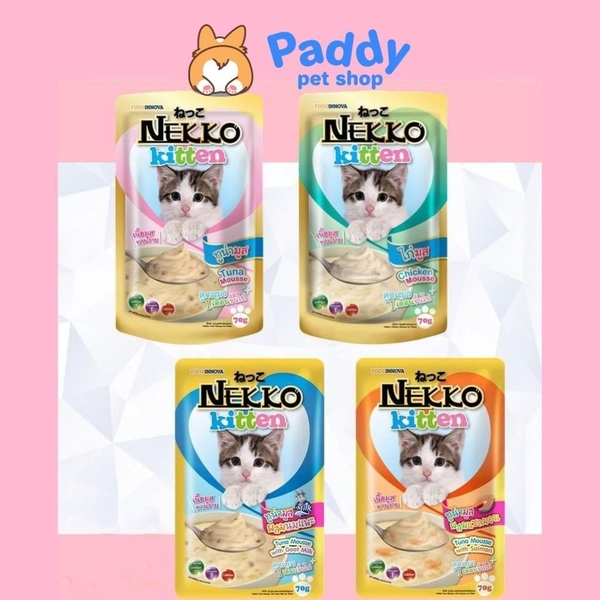 Pate Mèo Con Nekko Kitten Mousse 70g