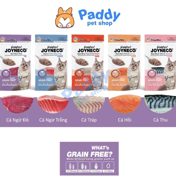 Pate Mèo Joyneco CattyMan Cá Tươi 60g