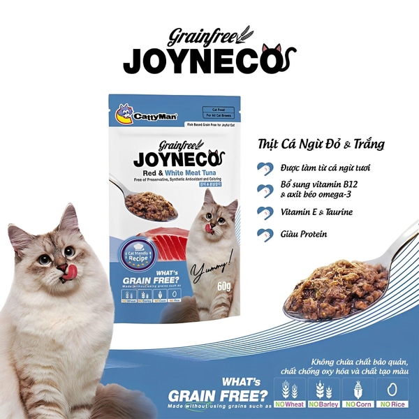 Pate Mèo Joyneco CattyMan Cá Tươi 60g