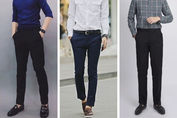 Bí quyết phối đồ với quần tây đen nam đi làm thanh lịch