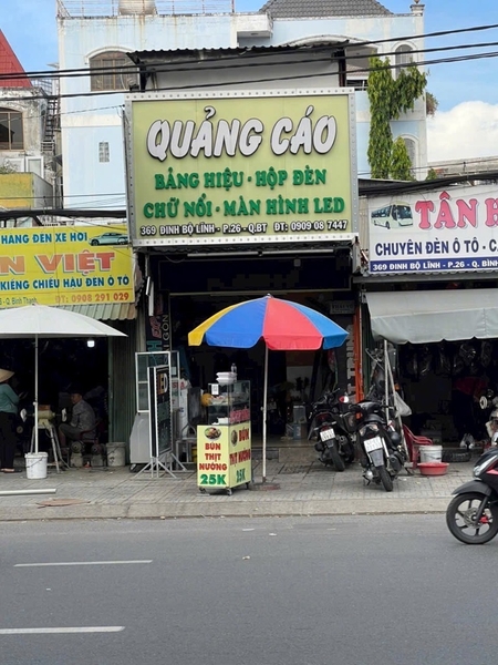 *CHÍNH CHỦ BÁN NHÀ MẶT TIỀN 369 ĐINH BỘ LĨNH BÌNH THẠNH DT 24M2 CHỈ 2.8 TỶ