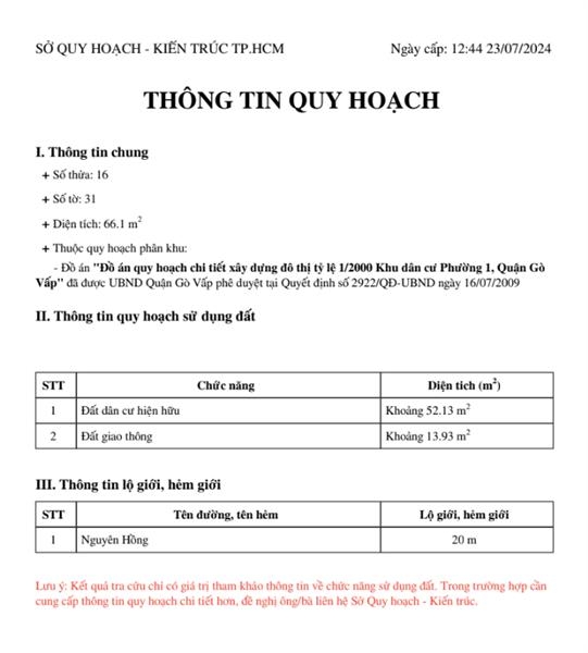 *CHÍNH CHỦ BÁN NHÀ MẶT TIỀN 63 NGUYÊN HỒNG GÒ VẤP 5 TẦNG DT 68M2 CHỈ 12.1 TỶ