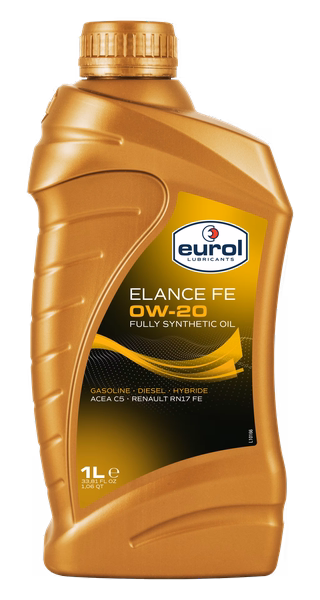 Eurol Elance FE 0W‑20 E100014 – Dầu Động Cơ Tổng Hợp Cao Cấp Tiết Kiệm Nhiên Liệu, Đáp Ứng ACEA C5 & Renault RN17 FE