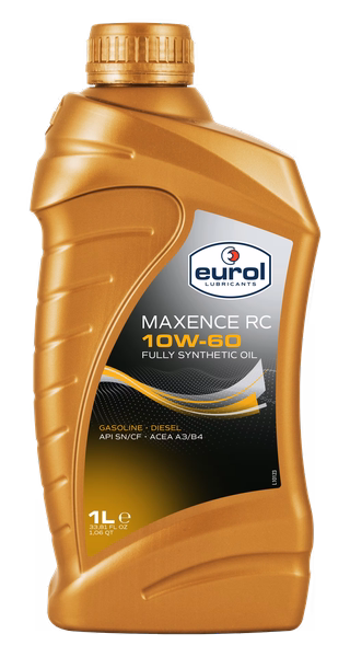 Dầu Động Cơ Tổng Hợp 10W-60 - Eurol Maxence RC E100061 | Chịu Tải Cao, Chuẩn API SN/CF – ACEA A3/B4