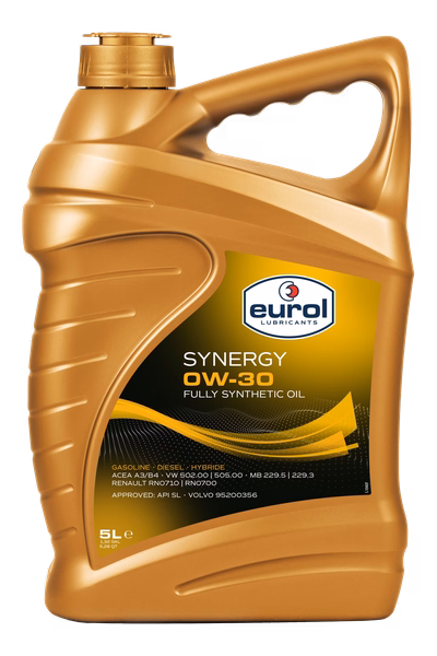 Dầu Động Cơ Tổng Hợp 0W-30 - Eurol Synergy E100067 | Chuẩn ACEA A3/B4, VW 502.00, MB 229.5 | Hiệu Suất Cao, Bảo Vệ Tối Ưu Mùa Lạnh
