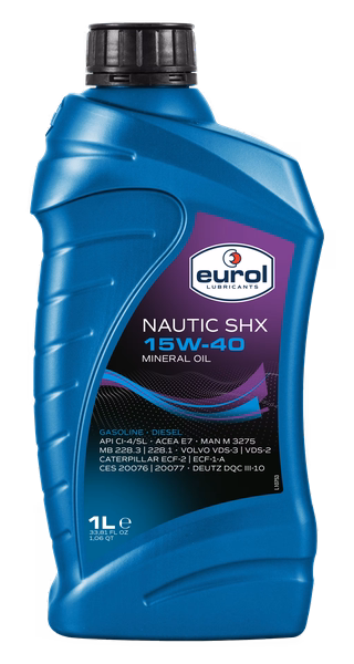 Dầu Động Cơ Hàng Hải 15W-40 Eurol Nautic Line E100143 | API CI-4/SL, ACEA E7, Bảo Vệ Tối Ưu Cho Động Cơ Diesel Nặng