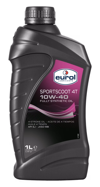 Dầu Nhớt Xe Tay Ga Tổng Hợp 10W-40 - Eurol SportScoot 4T E100189 | JASO MB, API SJ, Bôi Trơn Mạnh Mẽ, Tăng Hiệu Suất Động Cơ