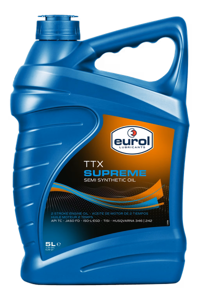 Dầu Nhớt Pha Xăng 2 Thì Bán Tổng Hợp - Eurol TTX Supreme E128425 | API TC, JASO FD, Tương Thích Husqvarna, Giảm Khói Hiệu Quả