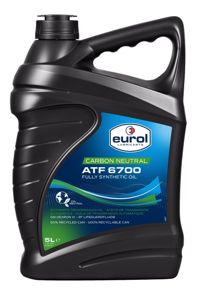 Dầu hộp số tự động trung tính carbon - Eurol ATF 6700 Carbon Neutral | Đạt chuẩn Dexron VI, Mercon LV, MB 236.12 – Giảm 1.2kg CO₂/lít