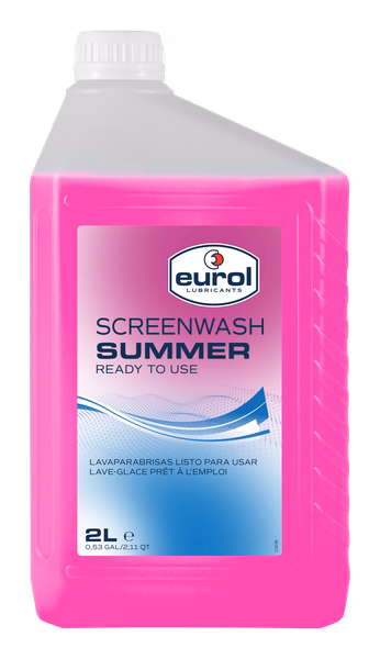 Nước Rửa Kính Eurol Mùa Hè Màu Hồng | Dùng Ngay Không Cần Pha | Screenwash Summer Ready to Use
