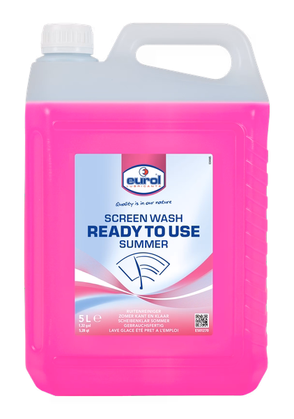 Nước Rửa Kính Eurol Mùa Hè Màu Hồng | Dùng Ngay Không Cần Pha | Screenwash Summer Ready to Use
