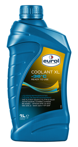 Eurol Coolant XL -36°C (E504140) – Nước Làm Mát Ô Tô Công Nghệ OAT Cao Cấp