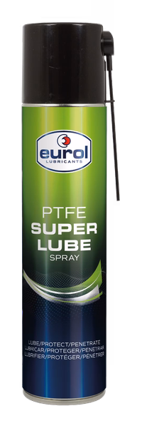 Xịt Bôi Trơn Đa Năng Eurol PTFE Super Lube – Màu Vàng, Giảm Ma Sát, Bảo Vệ Kim Loại, Dung Tích 400ml