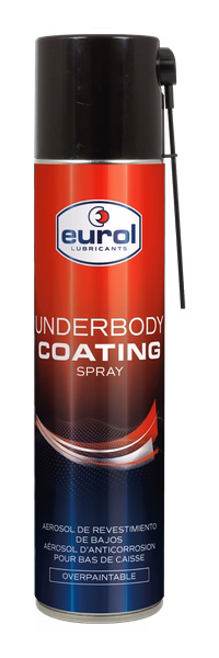 Eurol Underbody Coating Spray 400ml – Xịt Phủ Gầm Chống Gỉ – Bám Chắc, Màu Đen, Độ Bền Cao