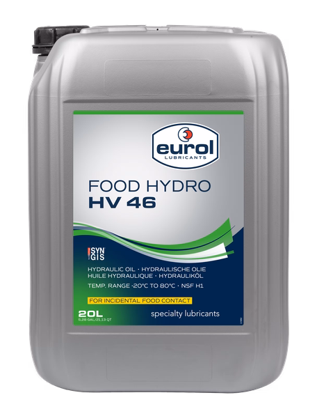 Dầu Thủy Lực Cho Ngành Thực Phẩm Eurol Food Hydro HV 46 | ISO-VG 46 – An Toàn Thực Phẩm, Vận Hành Ổn Định