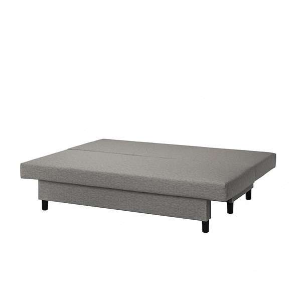 ÄLVDALEN Sleeper sofa, Knisa gray-beige