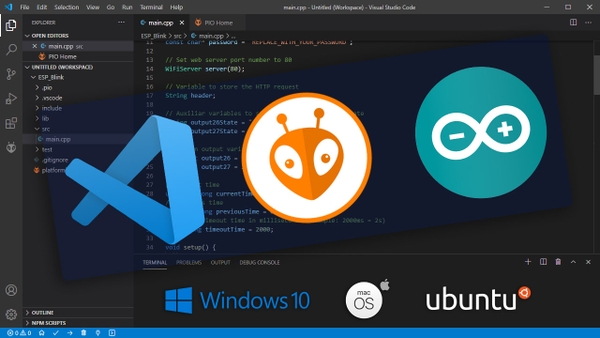 Hướng dẫn cài đặt VS Code và PlatformIO IDE để lập trình ESP32/ESP8266