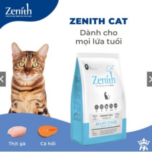 Thức ăn cho mèo hạt mềm zenith cho mèo gói 1.2kg