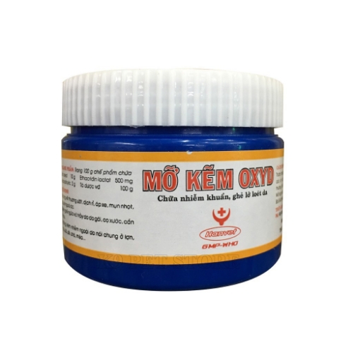 Thuốc mỡ kẽm oxyd trị ghẻ nấm chó mèo