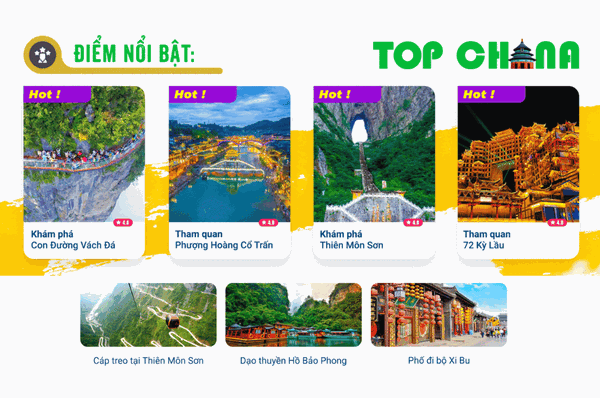 tour trương gia giới phượng hoàng cổ trấn