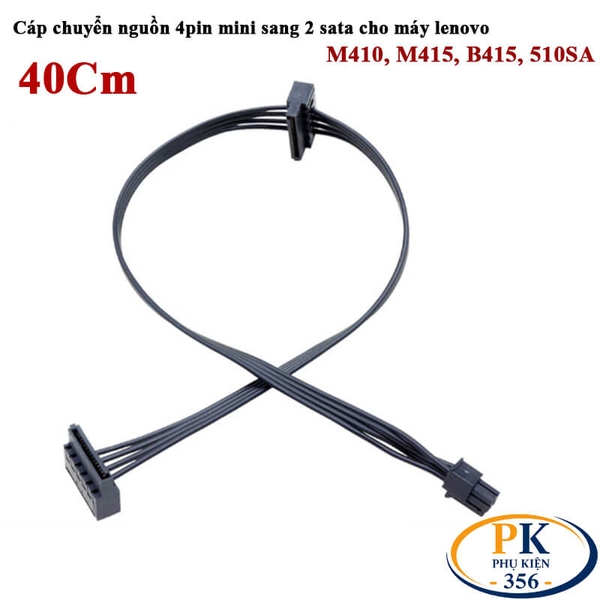 Cáp nguồn 4Pin mini sang 2 SATA cho cay đồng bộ Lenovo M410 M415 B415 510