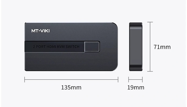 KVM Switch HDMI 2 cổng 1080@60Hz MT-viki MT-KH2 (3)