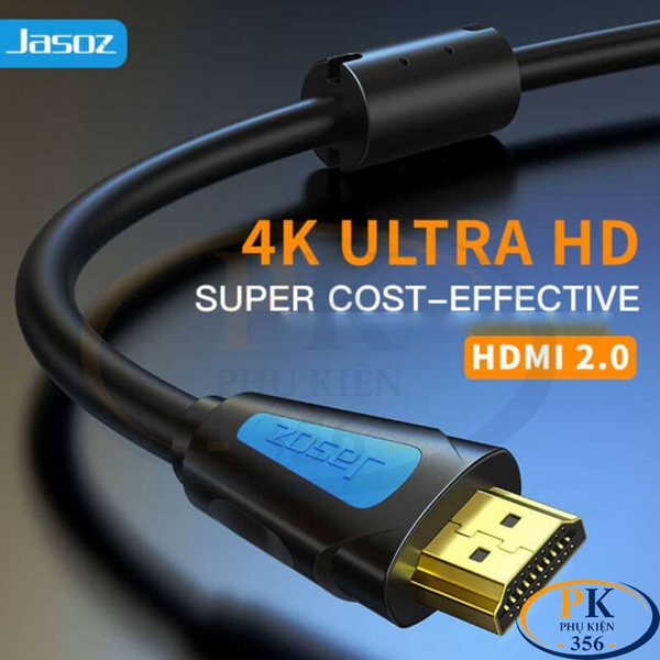 Cáp HDMI Jasoz A118 băng thông 18Gbps hỗ trợ 4K@60Hz