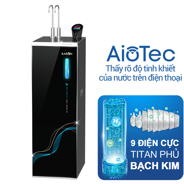 Máy lọc nước nóng lạnh Hydro-ion Kiềm Karofi SA9 PREMIUM