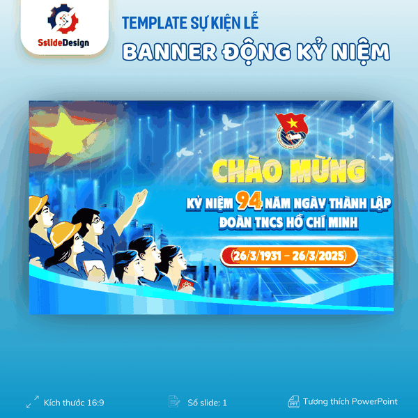 EV11 - Banner Kỷ niệm ngày thành lập Đoàn TNCS HCM