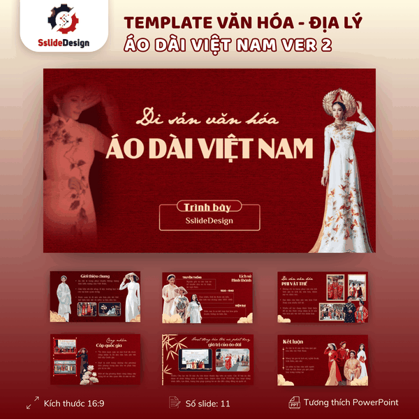 VD55 - Áo dài Việt Nam ver 2