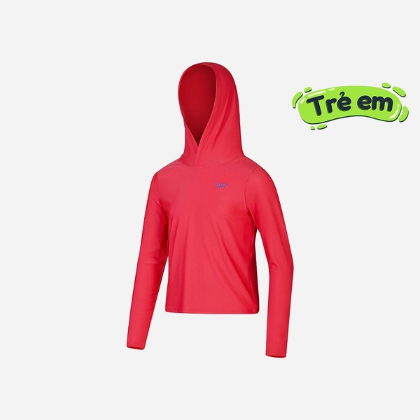 Áo Bơi Chống Nắng Bé Gái Essential Hood - Hồng