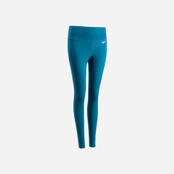 Quần Bơi Chống Nắng Nữ Print Splice - Xanh Dương