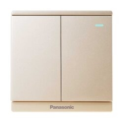 Công Tắc đôi Moderva Vàng ánh kim WMF513MYZ-1VN ( CÓ VAT )