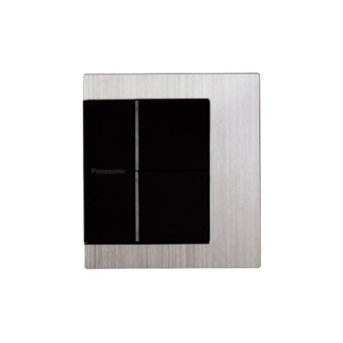 Bộ 2 công tắc vuông có đèn báo Gen-X WTFBP52562S-1-G ( CÓ VAT )