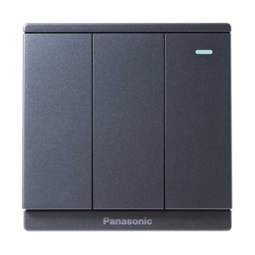Bộ 3 công tắc 2 chiều Moderva xám ánh kim WMF516MYH-1VN ( CÓ VAT )