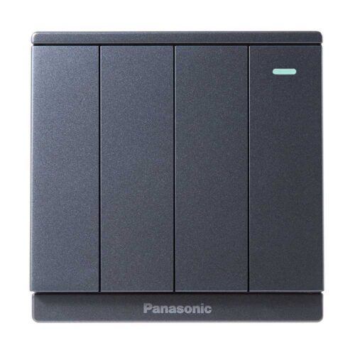 Bộ 4 công Tắc 2 chiều Moderva xám ánh kim WMF518MYH-1VN ( CÓ VAT )