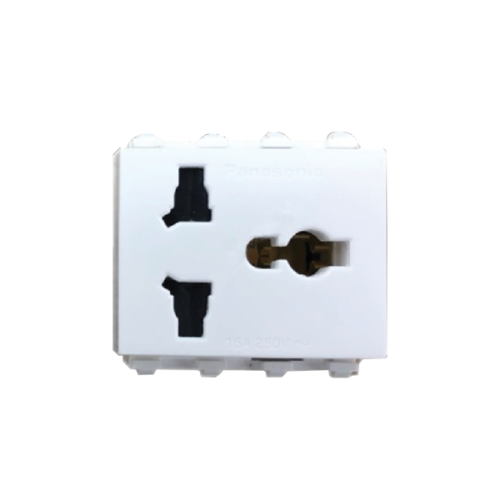 Ổ cắm đa năng Panasonic có màn che màu trắng WEI1171SW-VN ( CÓ VAT )