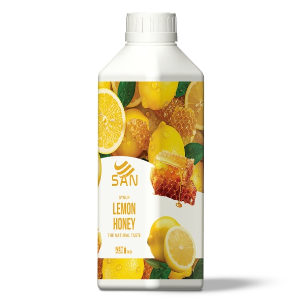 SYRUP CHANH VÀNG MẬT ONG Chai 1Kg (Trái Cây Tự Nhiên - Hương Thơm, Màu Sắc Nổi Bật)