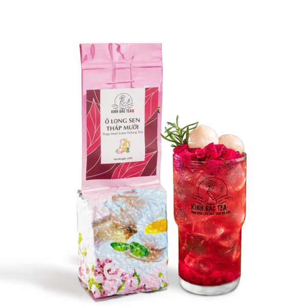 Trà Ô Long Sen Tháp Mười Kinh Bắc 250gram (Chuyên Pha Trà Sữa - Công Thức Thơm Ngon Đậm Vị)