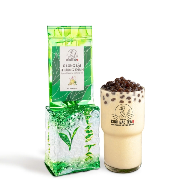 Trà Ô Long Lài (Nhài) Kinh Bắc 250gram (Chuyên Pha Trà Sữa - Công Thức Thơm Ngon Đậm Vị)